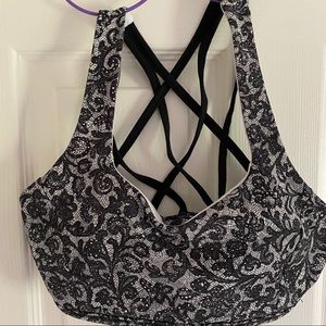 Lululemon floral sports bra